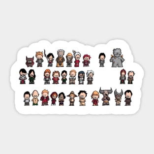 DRAGON AGE characters Sticker